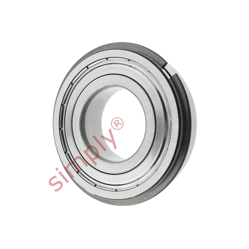 Major Brand 1657ZZNR Metal Shielded with a Snap Ring Deep Groove Ball Bearing 1.25x2.5625x0.6875 inch