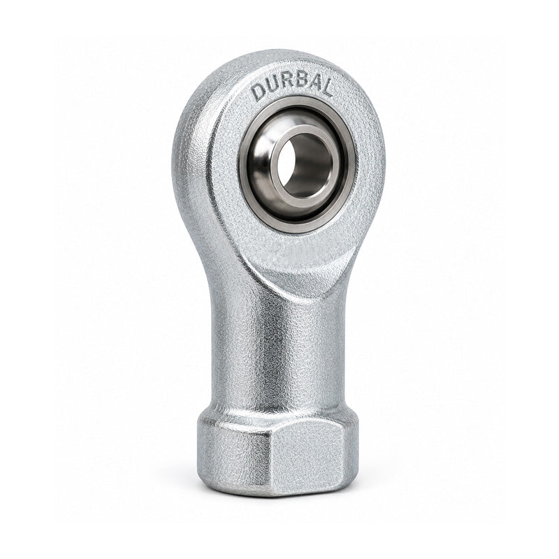 Durbal DPHSL22 Maintenance Required Left Hand Metric Steel Female Rod End M22x1.5 Thread