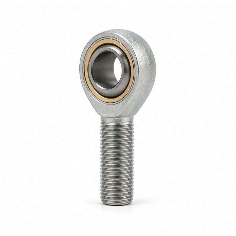 Durbal DSAL25-T/K Maintenance Free Left Hand Metric Steel / PTFE Lined Male Rod End M24x2 Thread
