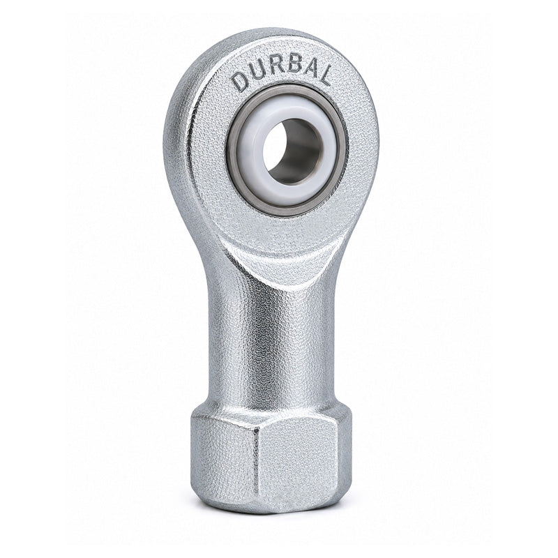Durbal DSIL05-T/K.M4 Maintenance Free Left Hand Metric Steel / PTFE Lined Female Rod End M4x0.7 Thread