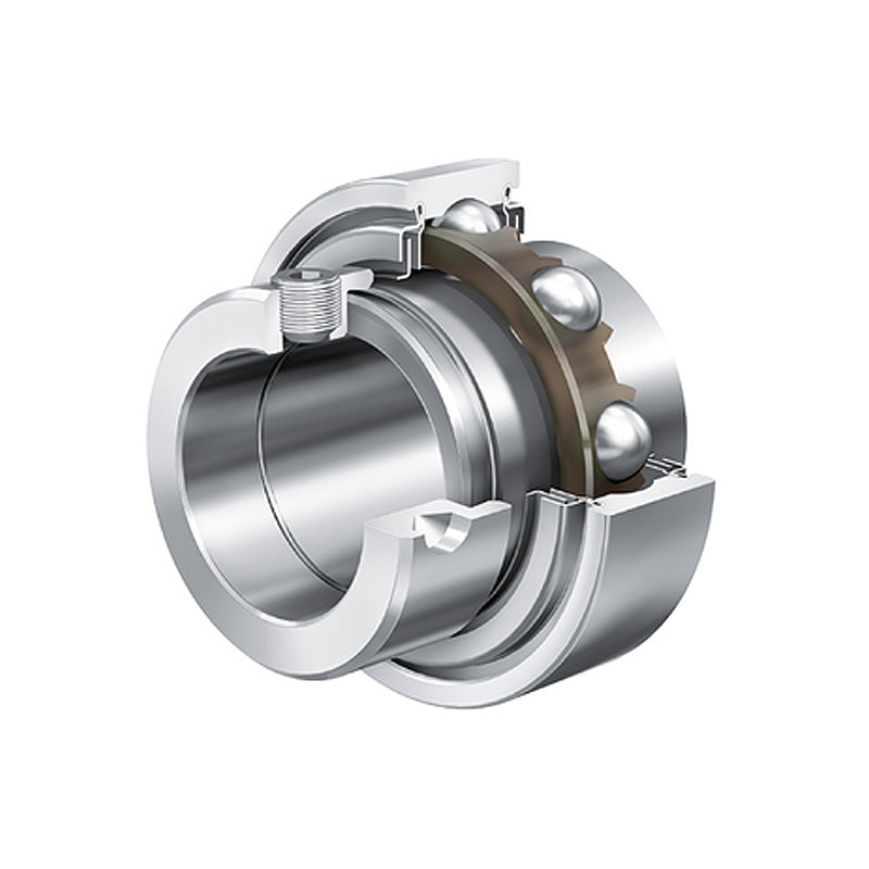 INA E35XLKLL Metric Parallel Outer Bearing Insert with L Seals and Eccentric Collar 35x72x51.3mm