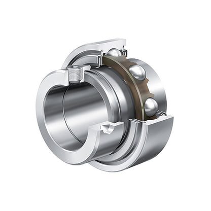 INA E45XLKLL Metric Parallel Outer Bearing Insert with L Seals and Eccentric Collar 45x85x56.5mm