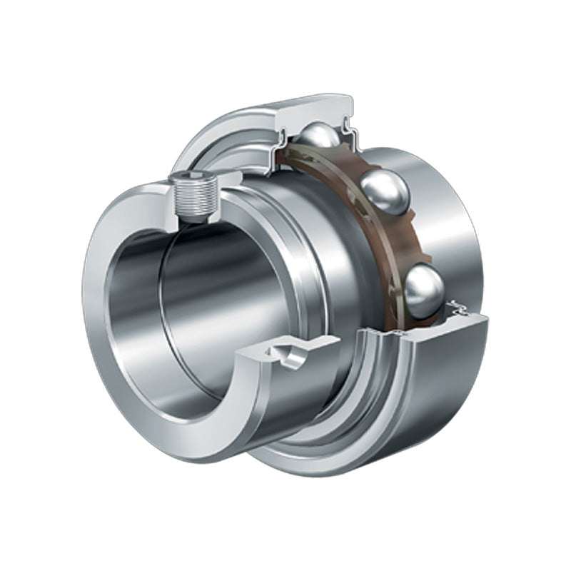 INA E70XLKRR Metric Parallel Outer Bearing Insert with R Seals and Eccentric Collar 70x125x66mm