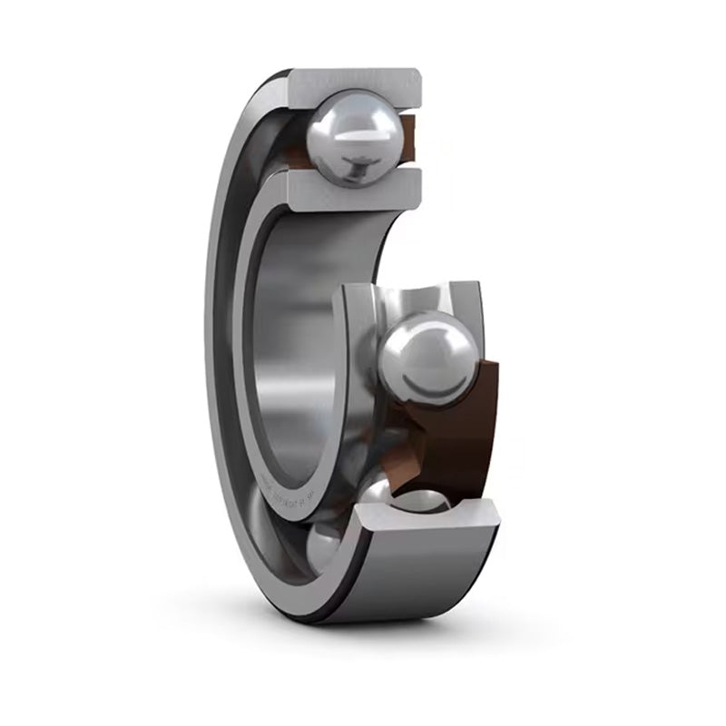 SKF 6204ETN9C3H Open Deep Groove Ball Bearing with Glass Fibre Reinforced Polyamide Cage 20x47x14mm