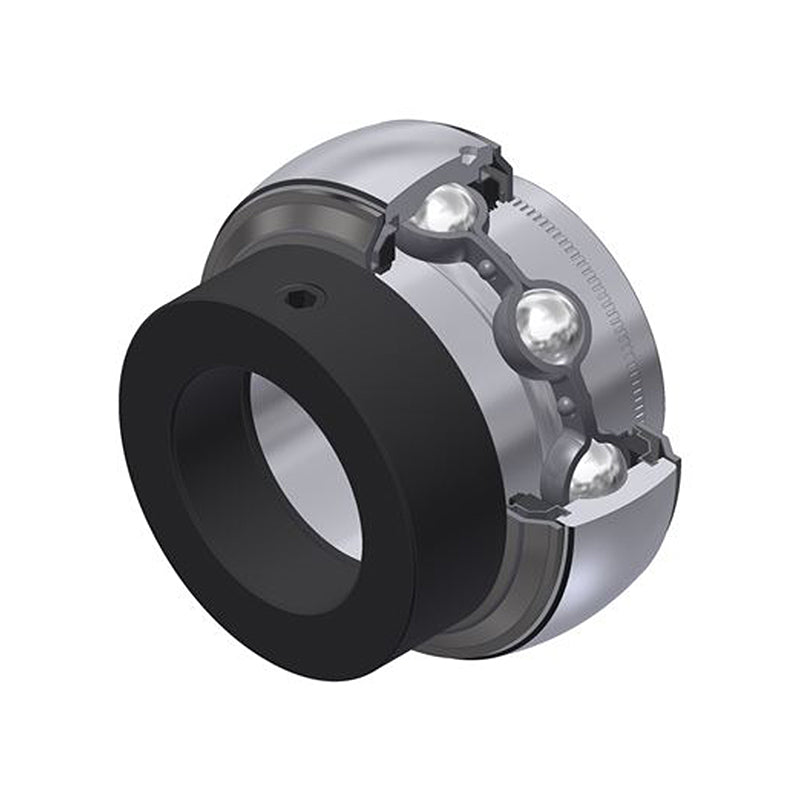 SNR EX210AGR Metric Full Width Spherical Outer Agricultural Bearing Insert 50mm Bore 90mm Outside Diameter with Eccentric Collar - Allow 2-3 Days