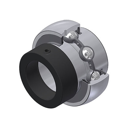SNR EX204G2 Metric Full Width Spherical Outer Bearing Insert 20mm Bore 47mm Outside Diameter with Eccentric Collar
