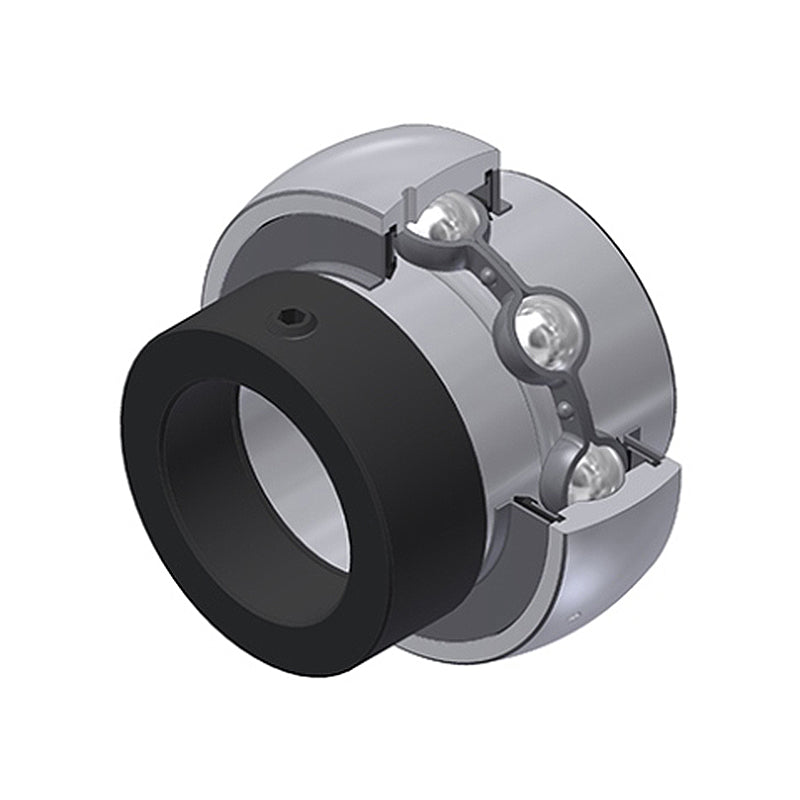 SNR EX308G2T04 Metric Full Width Spherical Outer Low Temp Bearing Insert 40mm Bore 90mm Outside Diameter with Eccentric Collar - Allow 2-3 Days