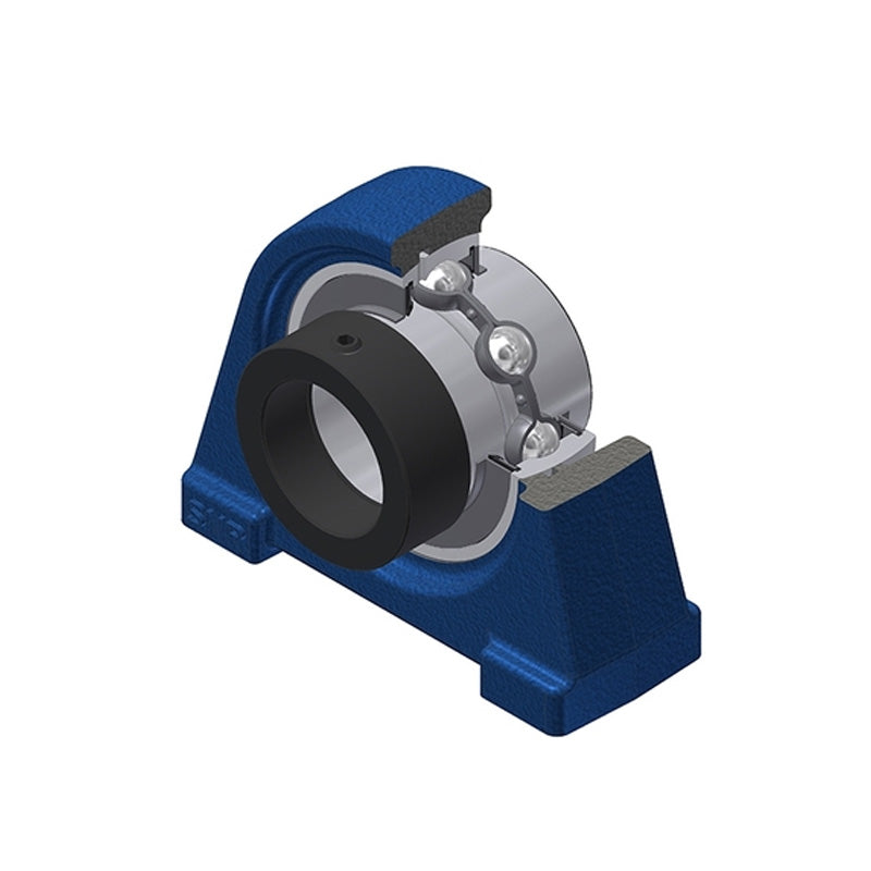 SNR EXPAE210 Threaded Base Small Footprint Metric Pillow / Plummer Block Housing with Eccentric Collar Insert 50mm Bore - Allow 2-3 Days
