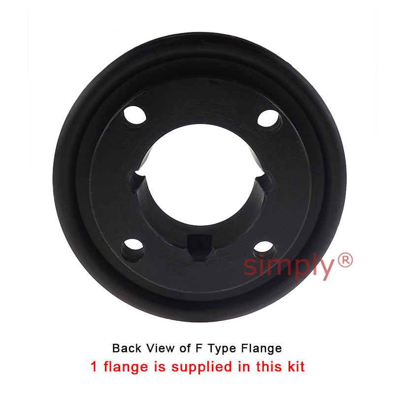 Major Branded F50H/F50F Inner/Outer Facing Taper Bores Type Tyre Drive Coupling Assembly with Fire Resistant Antistatic (F.R.A.S) Tyre