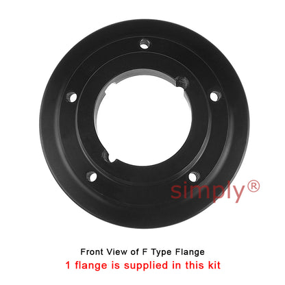 Major Branded F60H/F60F Inner/Outer Facing Taper Bores Type Tyre Drive Coupling Assembly with Fire Resistant Antistatic (F.R.A.S) Tyre