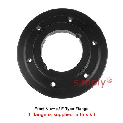 Major Branded F120H/F120F Inner/Outer Facing Taper Bores Type Tyre Drive Coupling Assembly with Fire Resistant Antistatic (F.R.A.S) Tyre