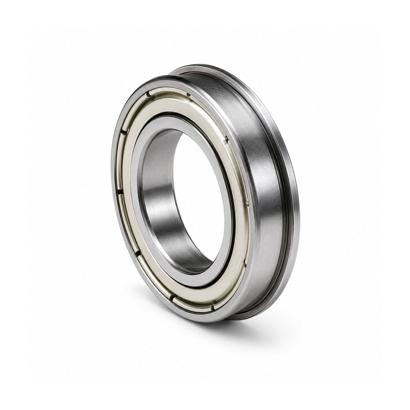 F6804ZZW10 Budget Metal Shielded Flanged Thin Section Deep Groove Ball Bearing 20x32x10mm