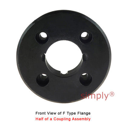 Major Branded F40F-MB Drive Coupling Inner Tapered Locking Bush Type Max Bush Bore 25mm / 1 inch