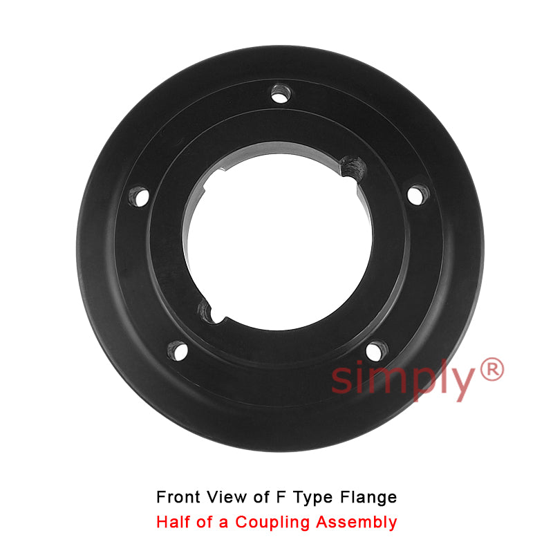 Major Branded F60F-MB Drive Coupling Inner Tapered Locking Bush Type Max Bush Bore 42mm / 1-5/8 inch