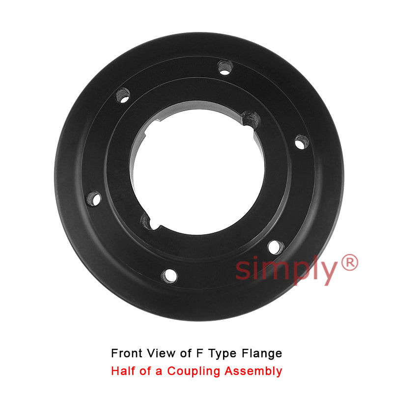 Major Branded F80F-MB Drive Coupling Inner Tapered Locking Bush Type Max Bush Bore 60mm / 2-1/2 inch