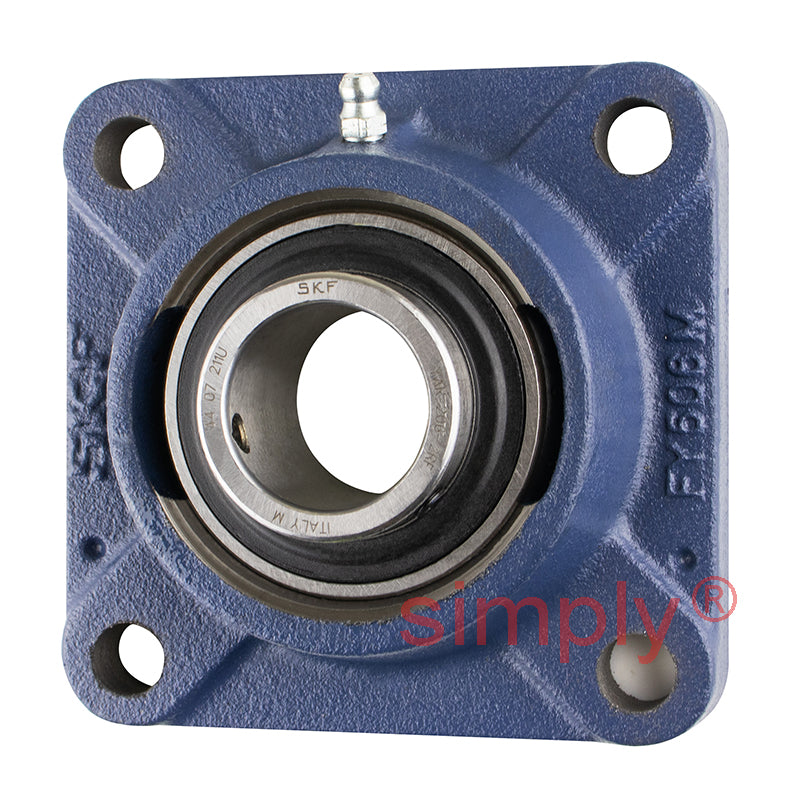 SKF FY30TR Square Cast Housing with Grub Screws 30mm Insert 
