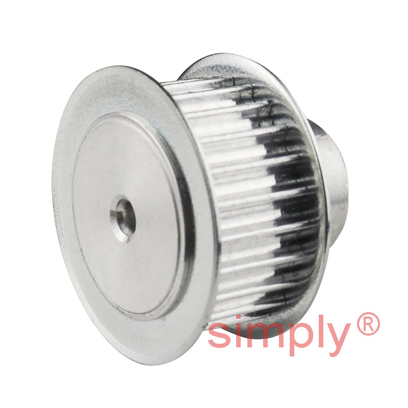 P15-3M-09F - 3mm Pitch 15 Tooth Flanged HTD Type Aluminium Timing Pulley for 9mm Wide Belts