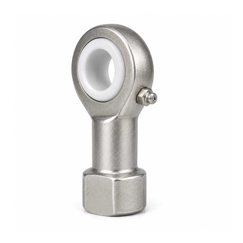 Fluro GILRSW16BO Left Hand Stainless Steel / PTFE Lined Maintenance Free Studded Female Rod End M16 Thread