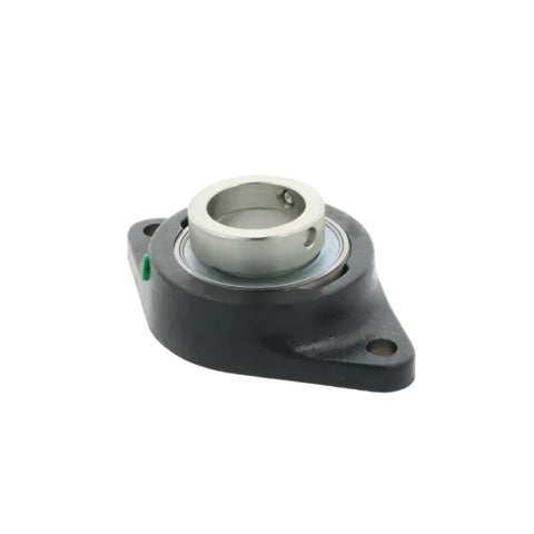 INA GLCTE17XL Two Bolt Cast Iron Oval Housing with Eccentric Collar Insert 17mm Bore
