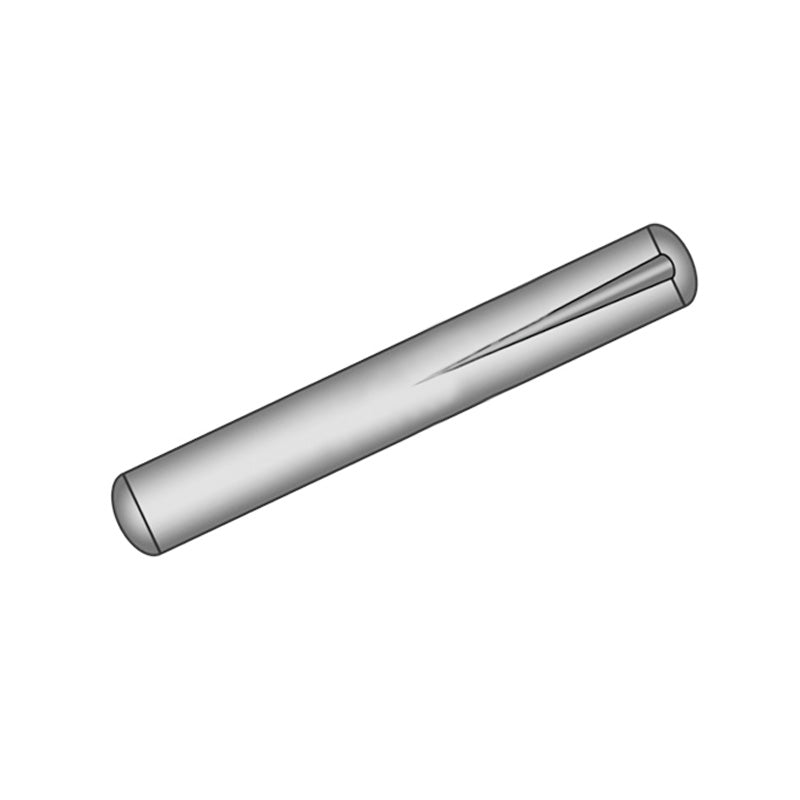 Metric Stainless Steel (A4) GP2 Groove Pin with Half Length Taper Groove 10x24mm - Allow 2-3 Days