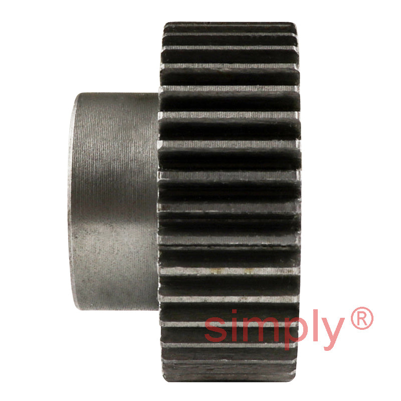 SS10/39B-10 Metric EN8 Spur Gear 39 Tooth 1 Mod Pilot Bored 12mm Or Smaller (H8)