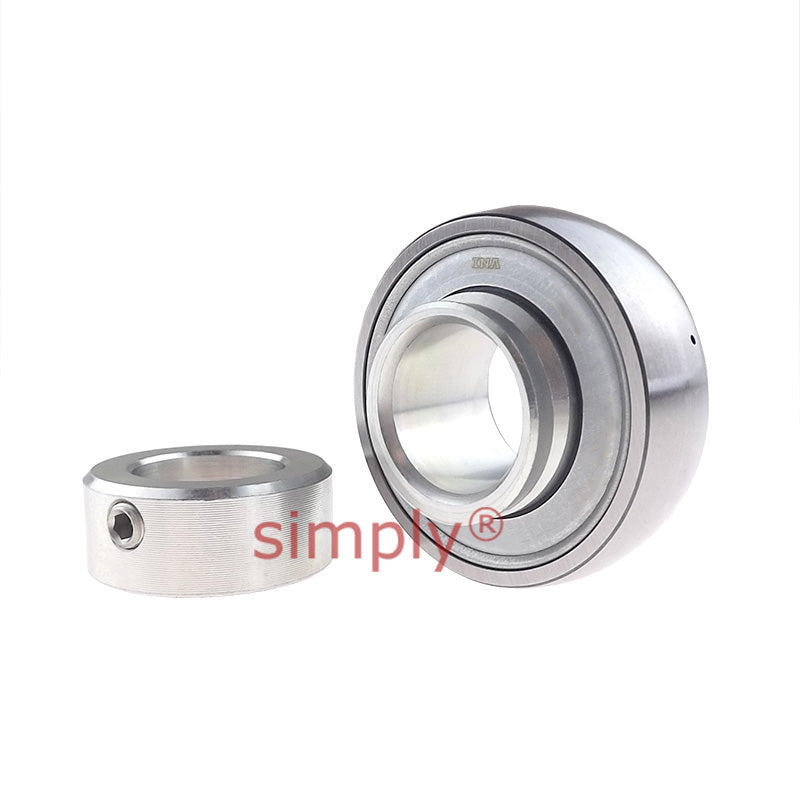 INA GRAE30-NPP-B-FA107/125.5 Metric Spherical Outer Bearing Insert with Anti-Corrosion Protection with P Seals and Eccentric Collar 30x62x35.8mm