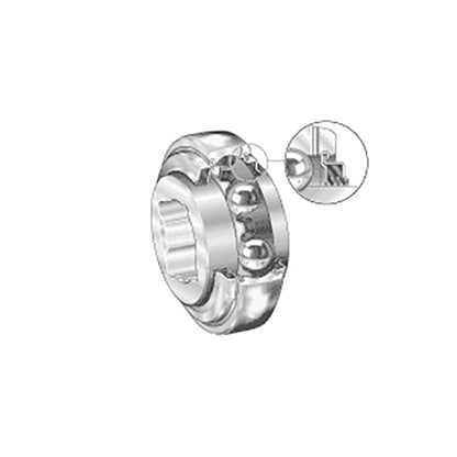 INA GVK109211KTTBAS2/V Imperial Spherical Outer Square Bore Bearing Insert with T Seals 1-9/16 inch Bore