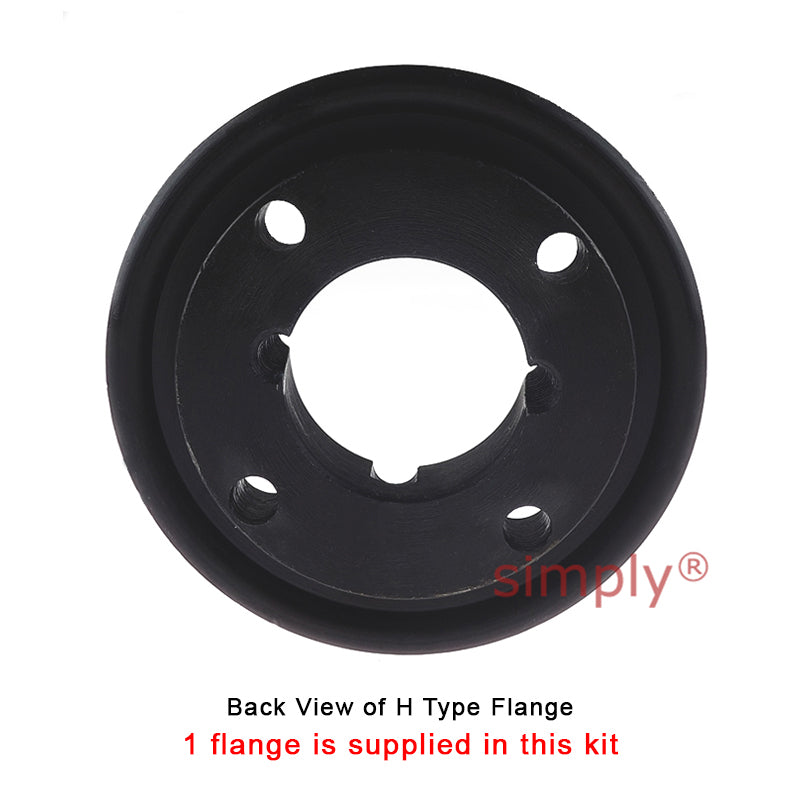 Major Branded F50H/F50F Inner/Outer Facing Taper Bores Type Tyre Drive Coupling Assembly with Natural Rubber Tyre