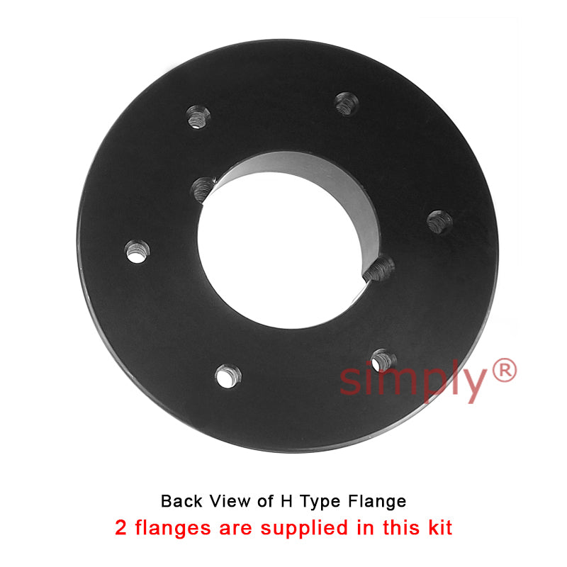 Major Branded F100H/F100H Outer Facing Taper Bores Type Tyre Drive Coupling Assembly with Natural Rubber Tyre