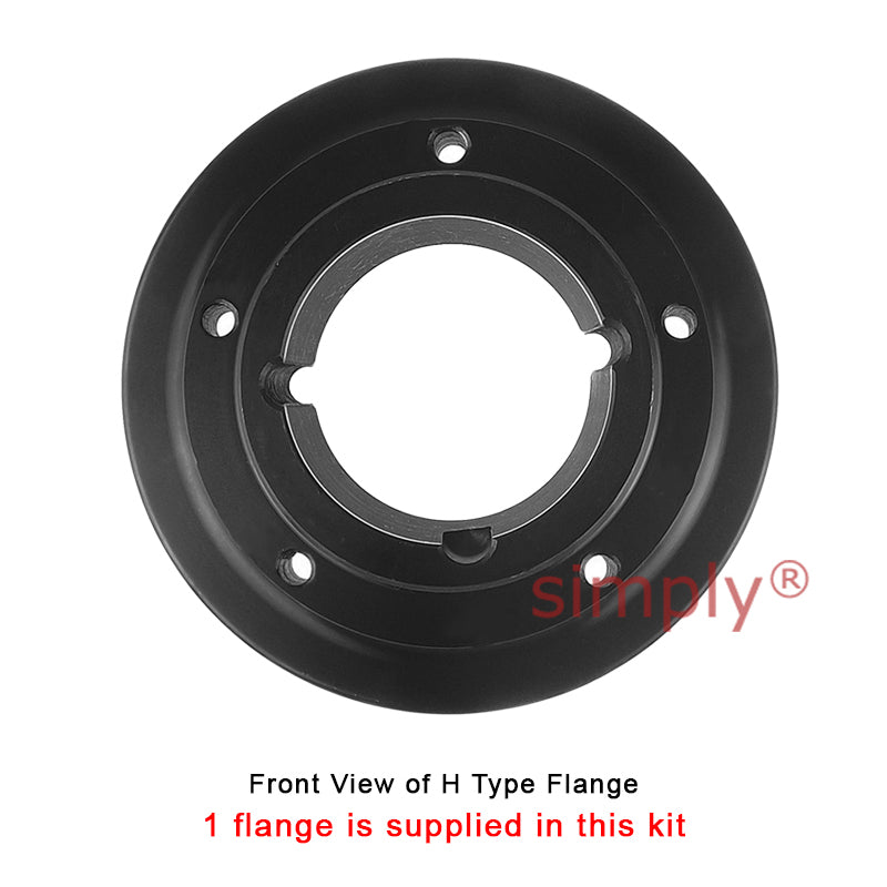 Major Branded F60H/F60F Inner/Outer Facing Taper Bores Type Tyre Drive Coupling Assembly with Natural Rubber Tyre