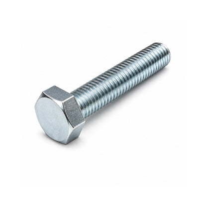 Unifix M10x45 Grade 8.8 Hexagon SetScrew DIN 933 with 1.5mm Pitch and Bright Zinc Plated Finish