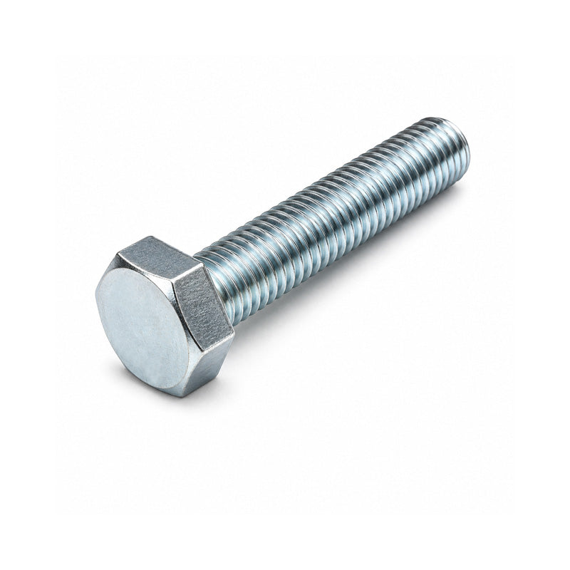 Unifix M8x22 Grade 8.8 Hexagon SetScrew DIN 933 with 1.25mm Pitch and Zinc and Yellow Finish - Allow 2-3 Days
