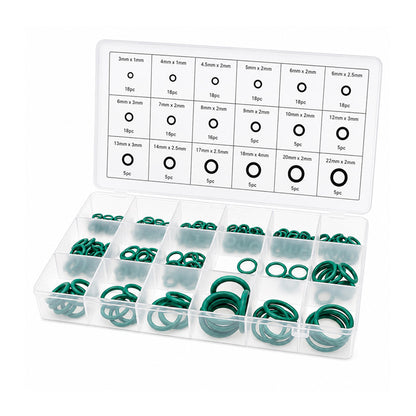 205 Piece HNBR Hydrogenated Nitrile Butadiene Rubber O Ring Set