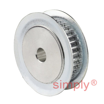 Drive-Flex P40-3M-15F - 3mm Pitch 40 Tooth Flanged HTD Type Aluminium Pilot Bore Timing Pulley for 15mm Wide Belts