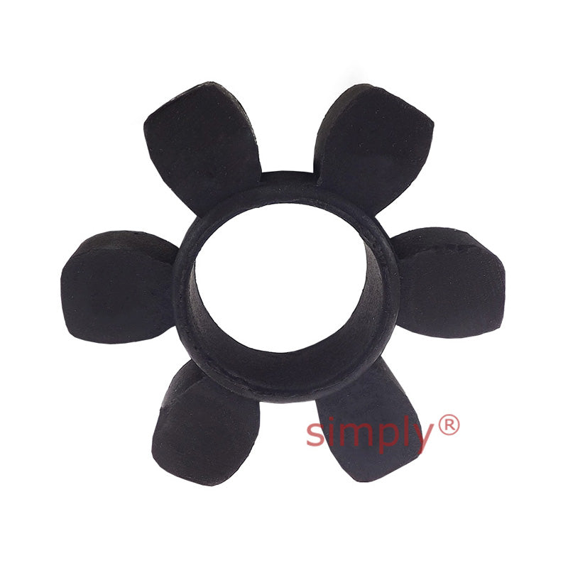 Major Branded HRC150F Coupling Assembly Inner Facing Taper Bores Max Bush Bore 50mm / 2 inch with Natural Rubber Insert