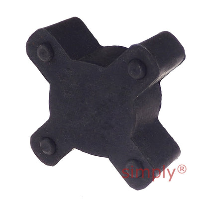 Major Branded L070B/L070B Pilot Bored Jaw Coupling Assembly Max Bore 19mm with Nitrile Rubber Insert
