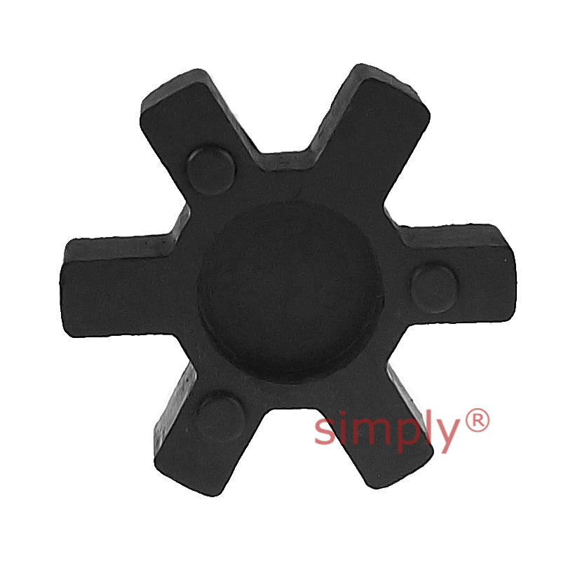 Major Branded L090B/L090B Pilot Bored Jaw Coupling Assembly Max Bore 24mm with Nitrile Rubber Insert