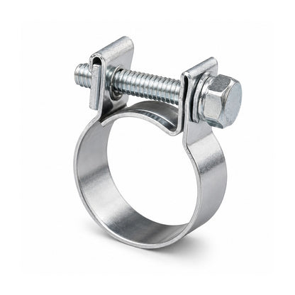 JCS MCZ10 Zinc Plated Steel Mini-Clip Adjustment Range 8-10mm Band Width 9mm