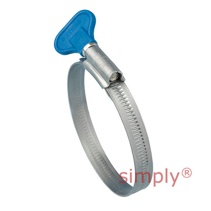 WS022 Zinc Plated Steel Jubilee Wingspade Clip Adjustment Range 12mm-22mm Band Width 9.9mm