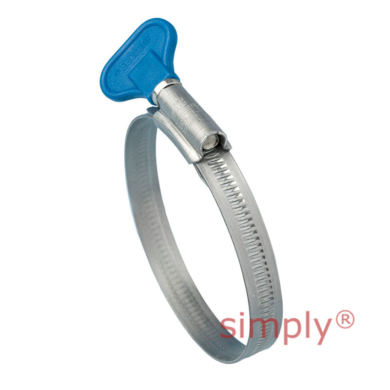 WS032 Zinc Plated Steel Jubilee Wingspade Clip Adjustment Range 20mm-32mm Band Width 9.9mm