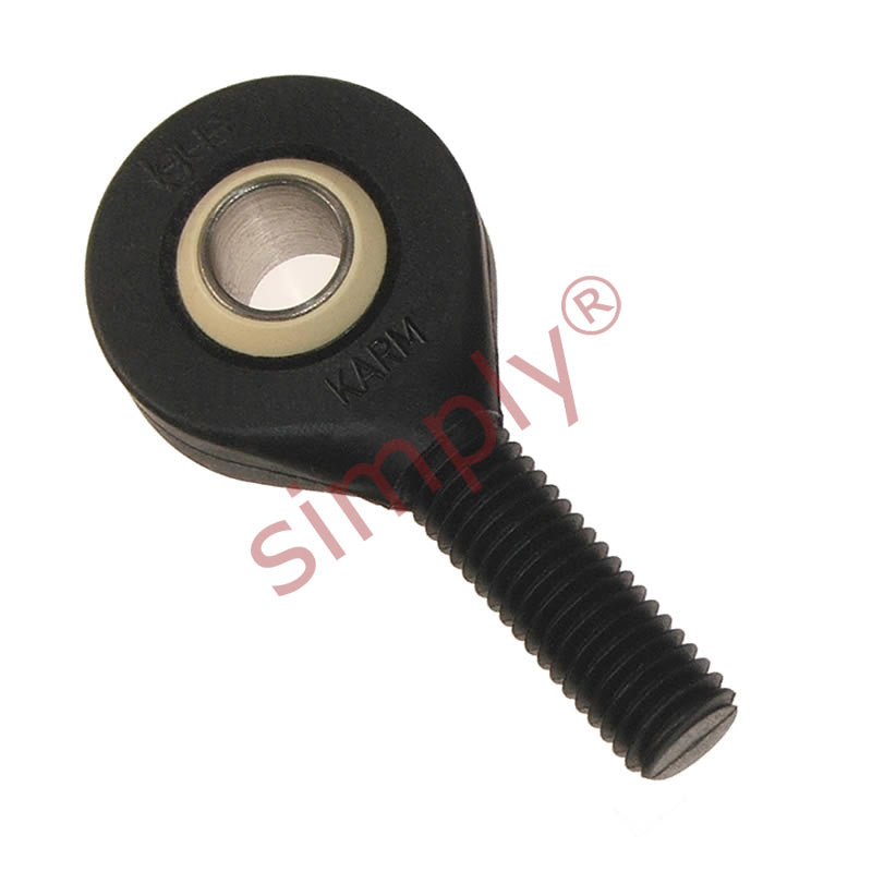igubal KARM12FMH Right Hand Male Plastic Rod End 12mm Bore M12x1.25 Thread with Metal Insert