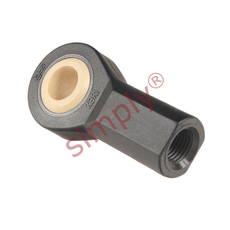 igubal KBRI12 Right Hand Female Plastic Rod End 0.75 inch Bore 3/4-16 Thread