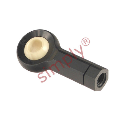 igubal KBRM10CLJ Right Hand Female Plastic Rod End with Hexagon Body 10mm Bore M10 Thread 