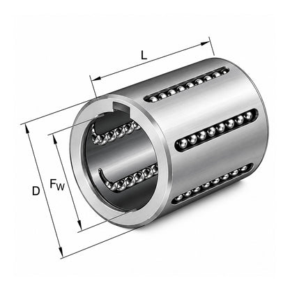 INA KH50-PP-RROC Linear Ball Bearing 50x62x70mm - Allow 1-2 Days - Contact Us For Faster Delivery
