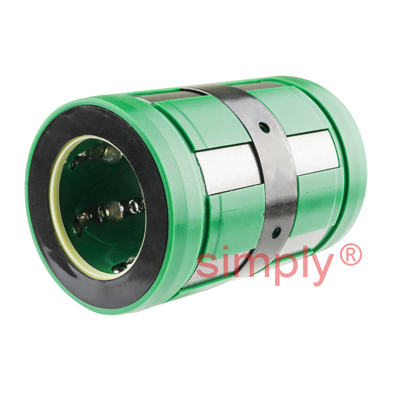 INA KN20BPP Relubricatable Open Linear Ball Bushing with Contact Seals 20x32x45mm