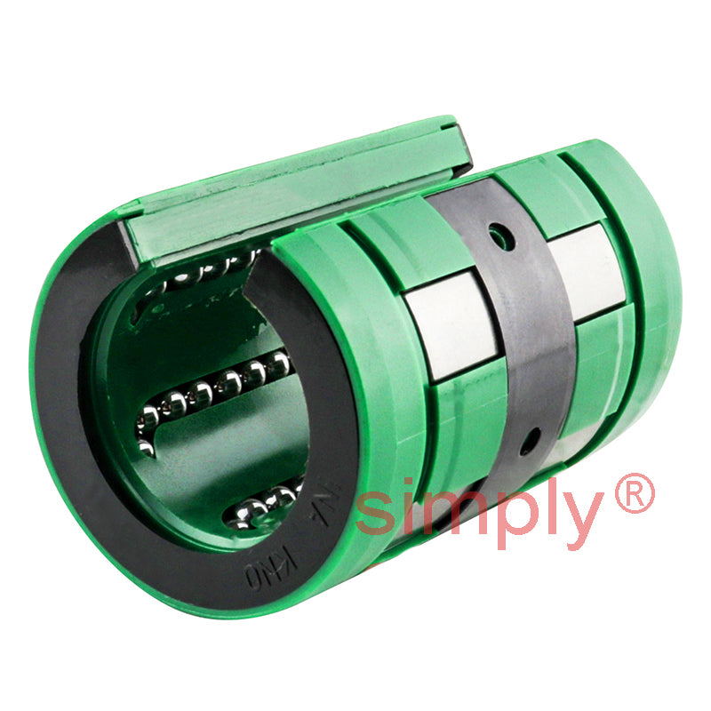 INA KNO16BPP Relubricatable Open Linear Ball Bushing with Contact Seals 16x26x36mm