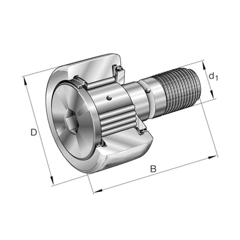 INA KRV32-X-PP-A Stud Type Track Roller 12x32x40mm - Allow 1-2 Days - Contact Us For Faster Delivery