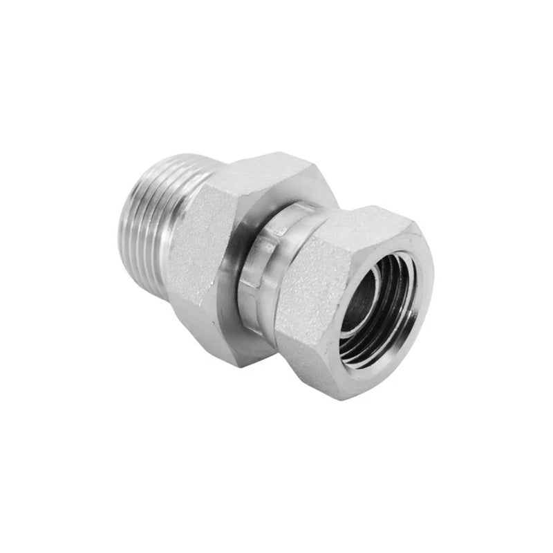 FLEXEQUIP 5/8 inch BSP Male to 5/8 inch BSP Female Swivel Hydraulic Adaptor - Allow 2-3 Days