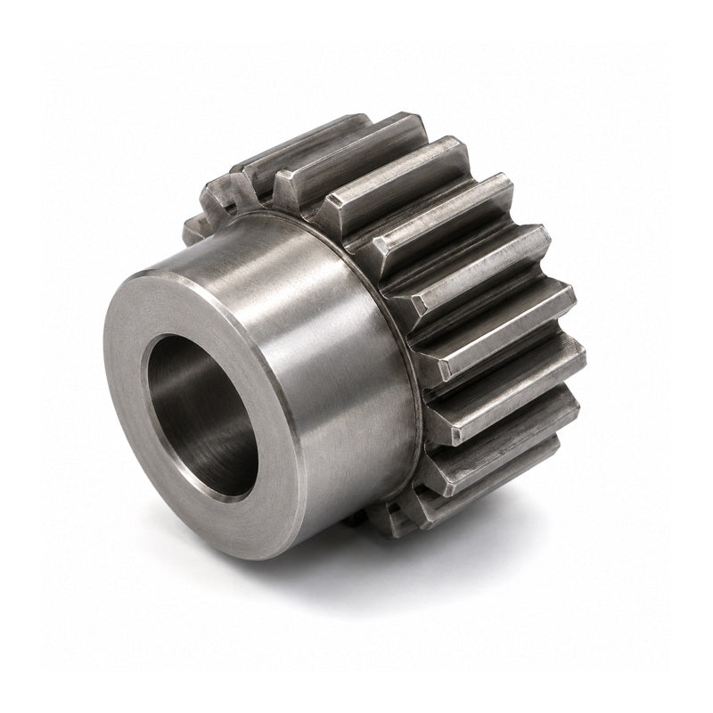 SSB20/12B-10 Metric EN8 Spur Gear 12 Tooth 2 Mod Pilot Bored 12mm Or Smaller (H8) Black Oxide Finish