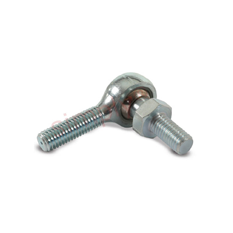 Branded MPL-M06S Left Hand Metric Steel / Nylon Lined Maintenance Free Studded Male Rod End M6x1 Thread